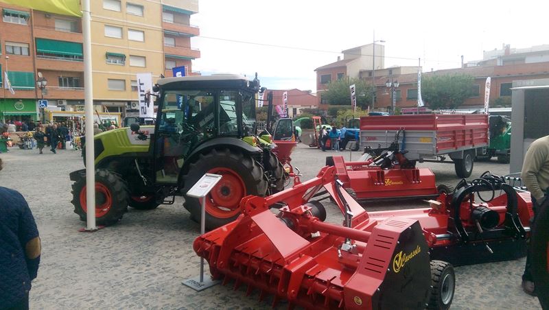 Muestra de la tecnología agrícola en la feria de Jumilla 2018.