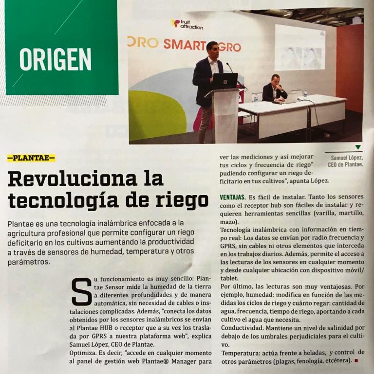 Conferencia de Plantae en Fruit attraction-2019