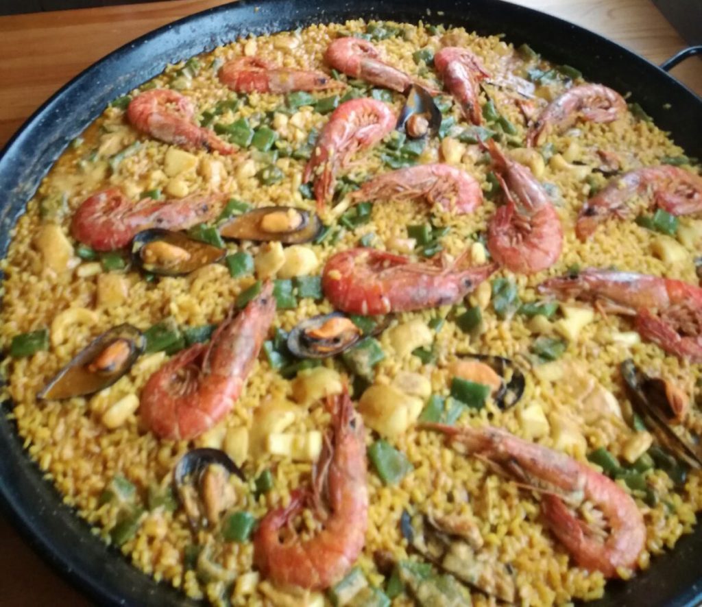 Arroz en España-Paella