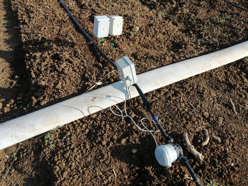 Sensores de humedad y temperatura en tomates en España