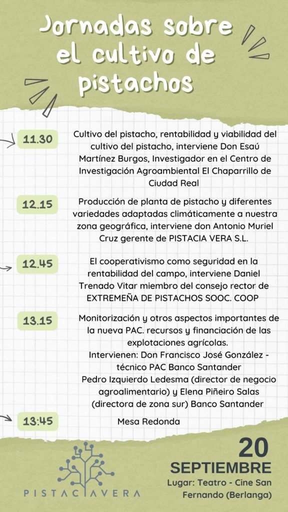 Pistacho en Extremadura