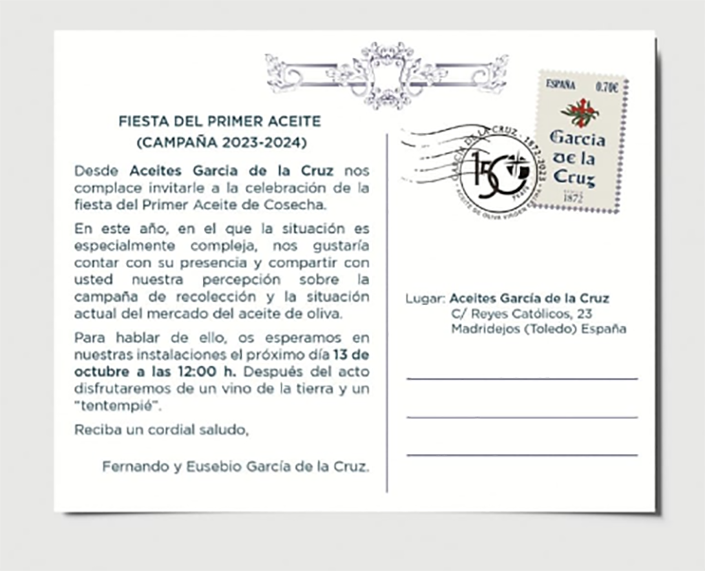 Fiesta del primer aceite de cosecha 2023-24 García de la Cruz